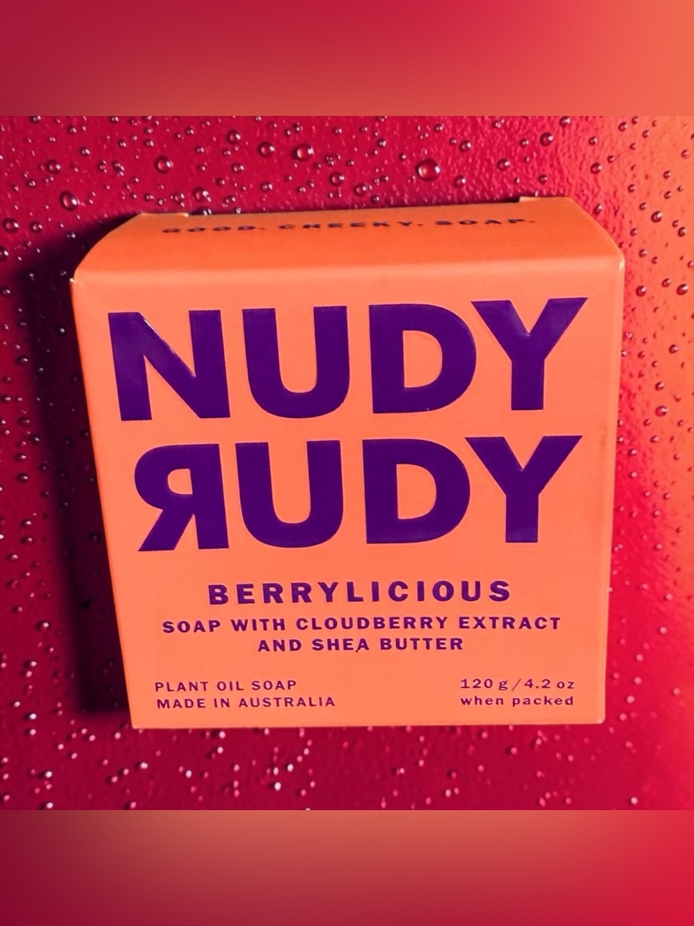 🏷️‼️5/$25🏷️‼️🍓🫐NUDY RUDY🍓🫐Berrylicious Bar Soap/NIB